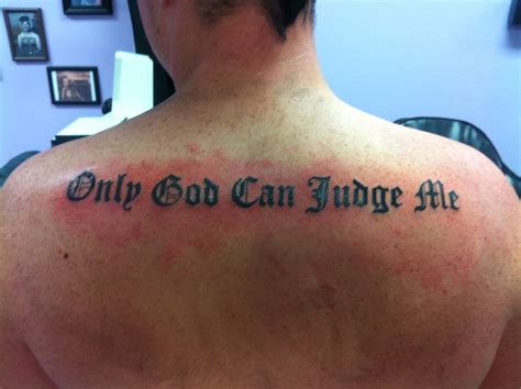 only god can judge me tattoo|91+ Only God Can Judge Me Tattoo Ideas